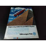 (pa638) Publicidad Clipping Volkswagen Polo * 1986