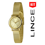 Relógio Lince Feminino Lrgh175l25 K03oc2kx Dourado