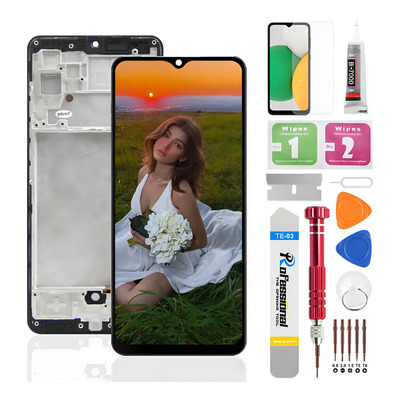 Pantalla Incell Okbichi Para Samsung Galaxy A32 4G SM-A325F Con Marco Negro | Meses sin interés