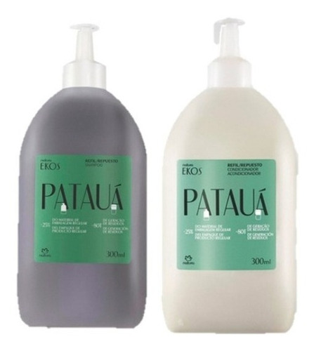 Shampoo + Acondicionador Pataua Repuesto De Natura