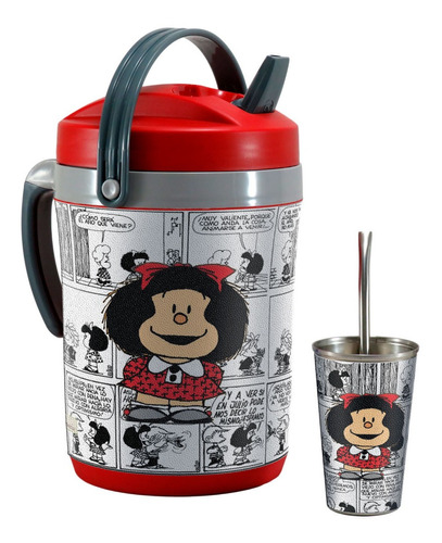 Set Terere Termo Vaso Bombilla, Mafalda