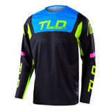 Jersey Troy Lee Designs Se Pro Fractura Black/flo Yellow