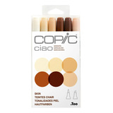 Copic Ciao Marker Set, 6 Colores, Tonos De Piel