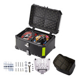 Caja Moto Top Case Aluminio Baul Trasero Equipaje 56l 