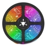 Cinta Led Multicolor Ritmica Y Bluetooth Para Tv Y Hogar 5mt
