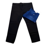 Jeans Hombre Talle Especial Del 60 Al 70 Elastizado Negro