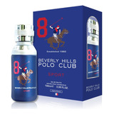 Beverly Hills Polo Club Sport 8 100 Ml Para Hombre + Muestra De Regalo