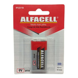 01 Bateria 9v Alfacell Comum Original 6f22/1b C/ Nota Fiscal