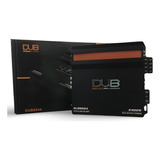 Amplificador Dub 4ch Clase Ab 2400w Max Dub8002 Para Auto Color Negro