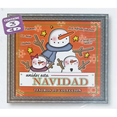 Unidos Esta Navidad - Tesoros De Colección - 3 Cd's Discos | MercadoLibre
