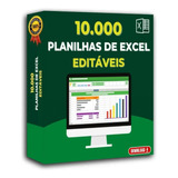Pack + 13.000 Mil Planilhas Excel Editáveis + Brindes - 2023