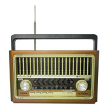 Radio Parlante Retro Am Fm Con Bluetooth Usb Recargable Hifi