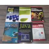 Lote 6 Livros De Informática. (java, Sql, Visual Basic)