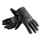 Guantes Cuero Moto Con Protecciones Verano Mujer