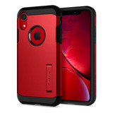 Funda Spigen Tough Armor Para iPhone XR Rojo