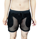 Short Negro Translucido Fight Underwear