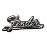 Logo Fender Vintage/ Metal Para Cabezal Amplificador Reverb 