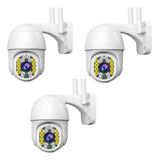 Pack X3 Camara Ip Wifi Exterior 1080p Hd