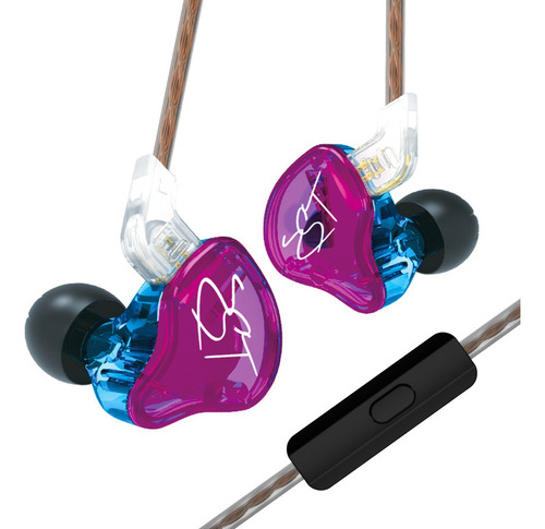 Monitores Intraurales Kz Zst, Auriculares Con Cable Colorido