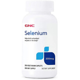 Gnc | Selenium | 200mcg  | 200 Tablets | Importado