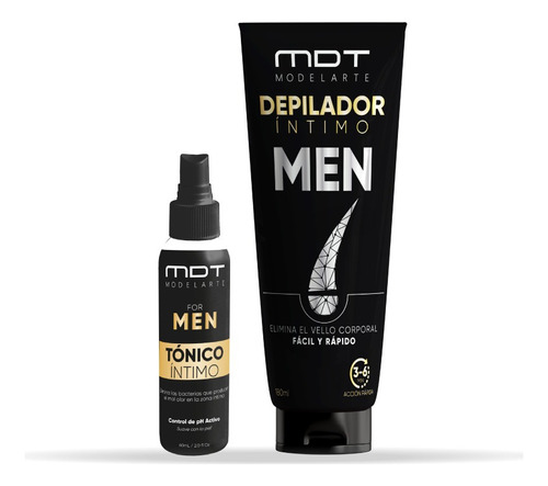 Kit Crema Depilatoria Hombre + Tónico |mdt- Ml