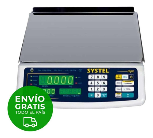 Balanza Comercial Systel Clipse 30 Kg E. Gratis Ahora 3