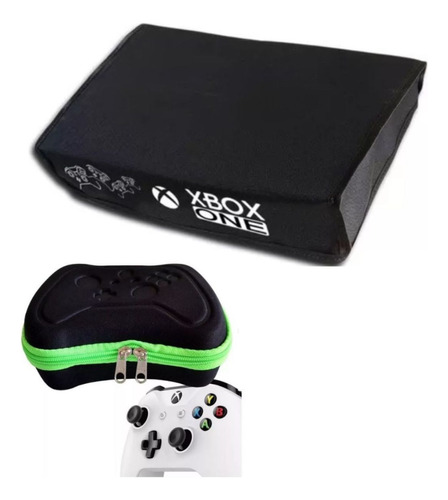 Kit Capa Antipoeira Para Console Xbox One + 1 Case Estojo