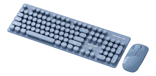 Combo De Teclado Y Ratón Inalámbrico, 104 Teclas, 3 Niveles,