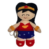 Superheroe Mujer Maravilla En Paño Lency