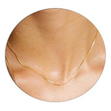 Feskive Delicado Collar De Gargantilla De Oro Para Mujer, Ch