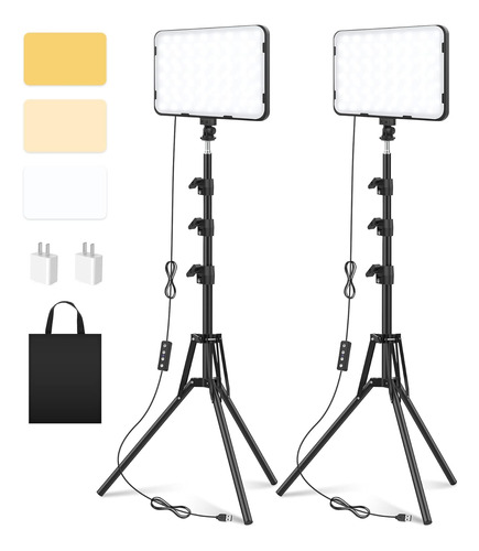 Unicucp 2500-8500k - Kit De Iluminación Led Para Fotografía 