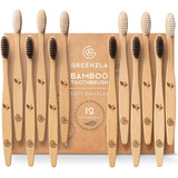 Cepillos De Dientes De Bambú Greenzla (paquete De 12) | Cerd