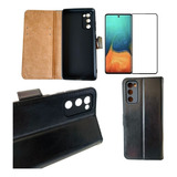 Carcasa Flip Cover Agenda Para Samsung S20 Fe Colores + Mica