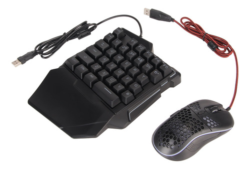Teclado Con Cable Combinado Master Pro Keyboard Mouse Conver