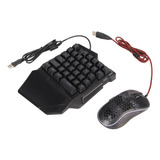 Teclado Con Cable Combinado Master Pro Keyboard Mouse Conver