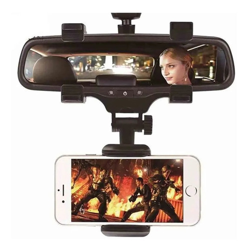 Soporte Holder Para Celular, Retrovisor De Carro 