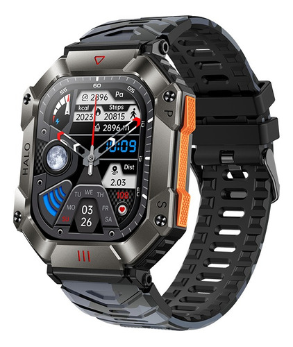 Reloj Inteligente Smartwatch Kr80 Outdoor Deportivo Táctico