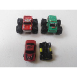 Lote De 4 Mini Autos Road Champs 1987 Micromachines Vintage