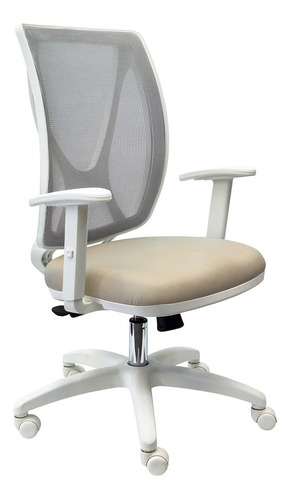 Silla Escritorio Diseño Alma Aunclick Blanca Ergonomica