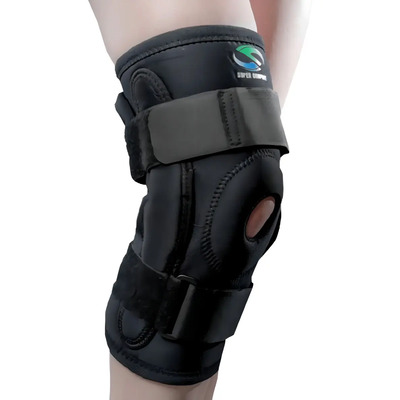 Rodillera Mecánica Abierta Con Bisagras Laterales Ortopedica Color Negro Talla S\u002F 29-37 Cm | Meses sin interés