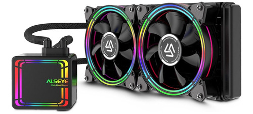 Disipador Líquido Cpu Rgb Alseye H240 -4.0 Intel / Amd