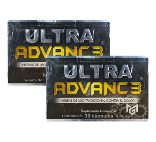 Ultra Advance Con Magnesio 2 Cajas Con 30 Caps 500 Mg