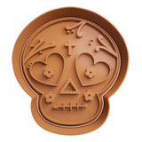  Cortador De Galletas Calavera Mexicana 10cm