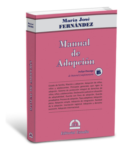 Manual De Adopcion - Maria Jose Fernandez - Estudio