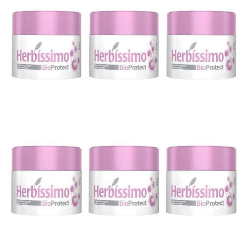 Desodorante Creme Herbíssimo A Escolher 55g Kit C/6