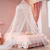 Toldo Infantil Para Cama Domo Mosquitero Con Luces Montable