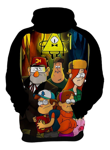 Blusa De Frio Moletom Gravity Falls Verão De Mistérios 015