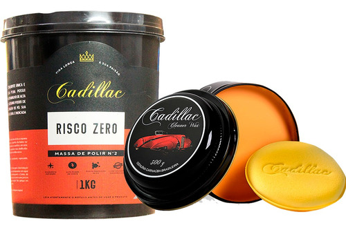 Massa De Polir Base D'água Nº2 Cleaner Wax 300g Cadillac