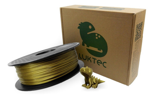 1kg Filamento Pla Impresión 3d 1.75mm Luktec Calidad Premium Color Dorado