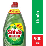 Detergente Líquido Salvo Triple Poder Corta Grasa De 900 Ml